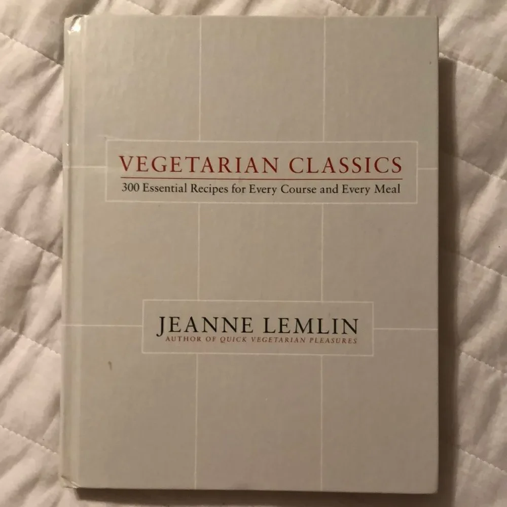 2001 1st Edition Vegetarian Classics by Jeanne Lemlin